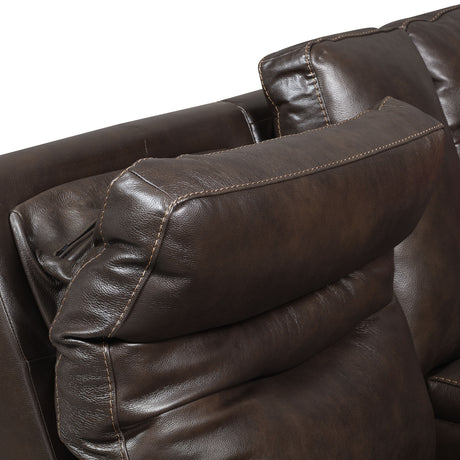 Fortuna Coffee Dual Power Reclining Sofa from Steve Silver - Luna Furniture