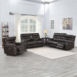 Fortuna Coffee Dual Power Reclining Sofa