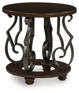 Frallyn Dark Brown End Table from Ashley - Luna Furniture