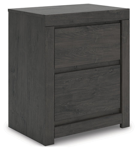 Fraluna Charcoal Nightstand from Ashley - Luna Furniture