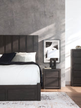 Fraluna Charcoal Nightstand from Ashley - Luna Furniture