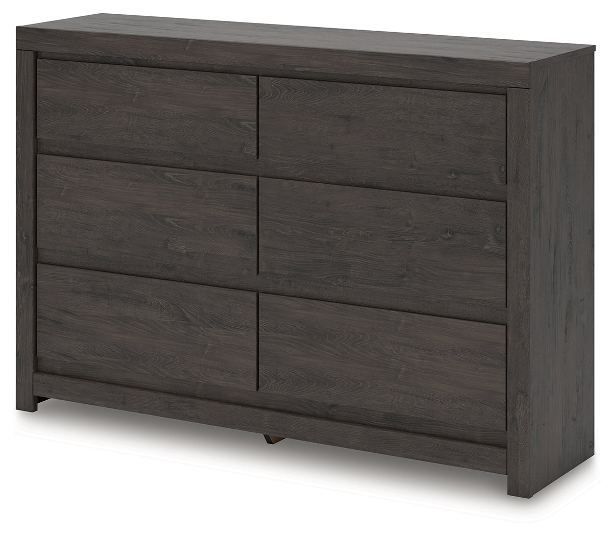 Fraluna King Panel Storage Bed with Dresser and Nightstand in Charcoal from Ashley Furniture - Luna Furniture