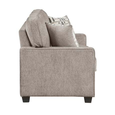 Frances Brown Loveseat from Homelegance - Luna Furniture