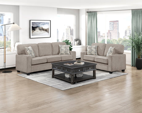 Frances Brown Living Room Set from Homelegance - Luna Furniture