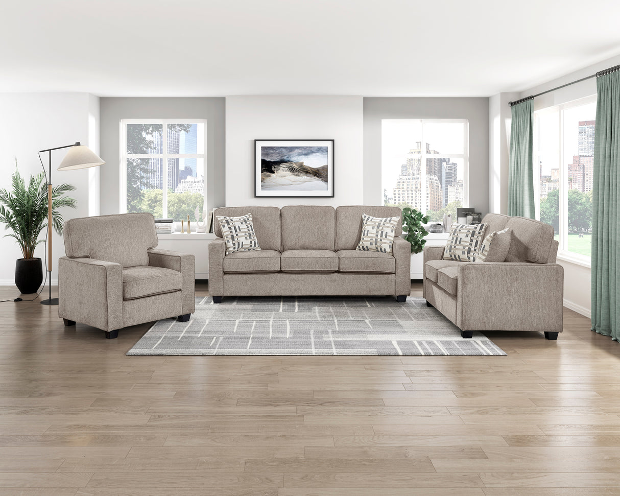 Frances Brown Sofa from Homelegance - Luna Furniture