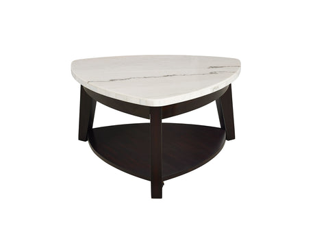 Francis Marble Top Cocktail Tbl w/Casters from Steve Silver - Luna Furniture