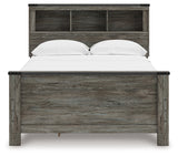 Frandern Full Bookcase Bed with Storage, Dresser and Mirror from Ashley - Luna Furniture