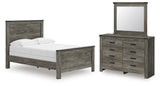 Frandern Full Panel Bed, Dresser and Mirror from Ashley - Luna Furniture