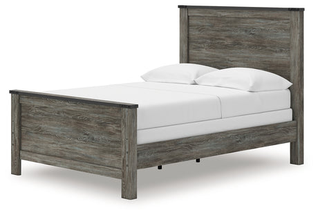 Frandern Full Panel Bed, Dresser and Mirror from Ashley - Luna Furniture