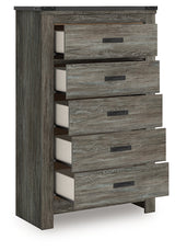 Frandern Gray Chest of Drawers from Ashley - Luna Furniture