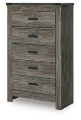 Frandern Gray Chest of Drawers from Ashley - Luna Furniture