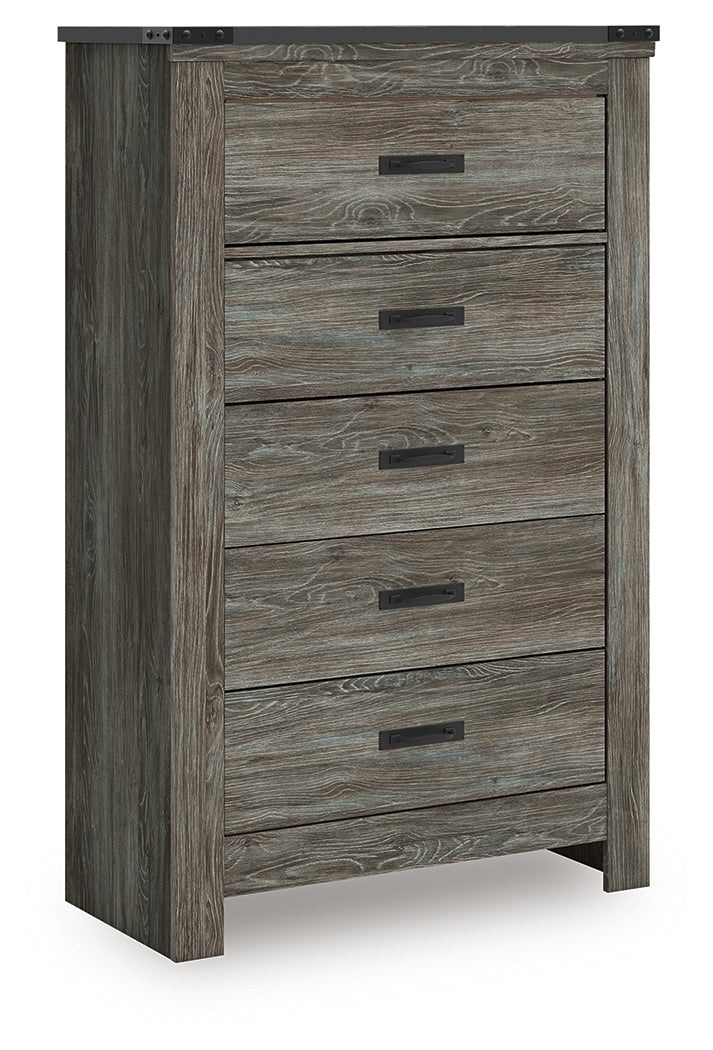 Frandern Gray Chest of Drawers from Ashley - Luna Furniture