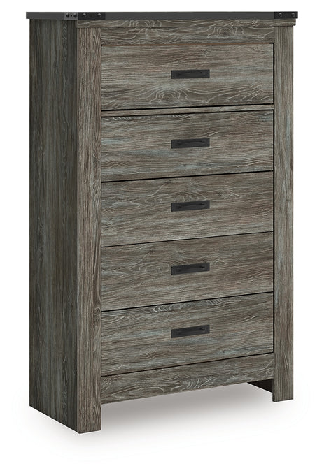 Frandern Gray Chest of Drawers from Ashley - Luna Furniture
