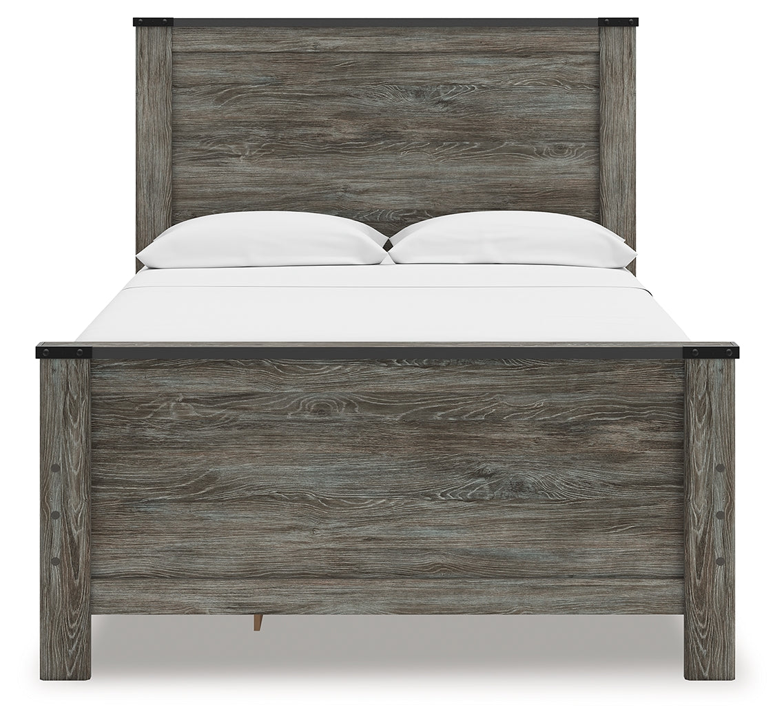 Frandern Gray Full Storage Platform Bed with 2 Drawers from Ashley Furniture - Luna Furniture