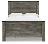 Frandern Gray Full Storage Platform Bed with 2 Drawers from Ashley Furniture - Luna Furniture