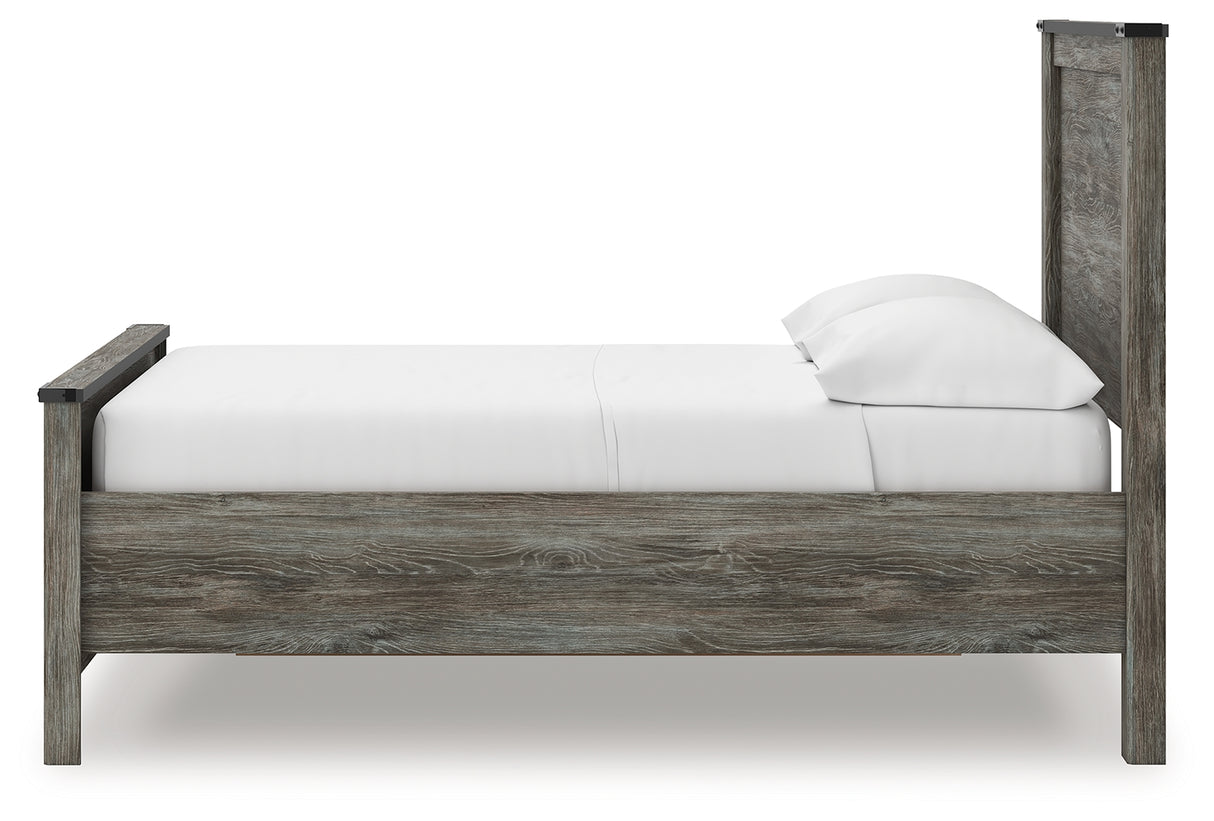 Frandern Gray Full Storage Platform Bed with 2 Drawers from Ashley Furniture - Luna Furniture