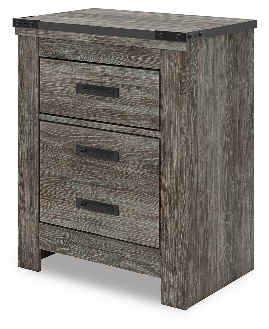 Frandern Gray Nightstand from Ashley - Luna Furniture