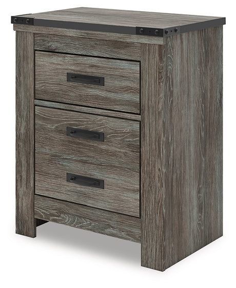 Frandern Gray Nightstand from Ashley - Luna Furniture