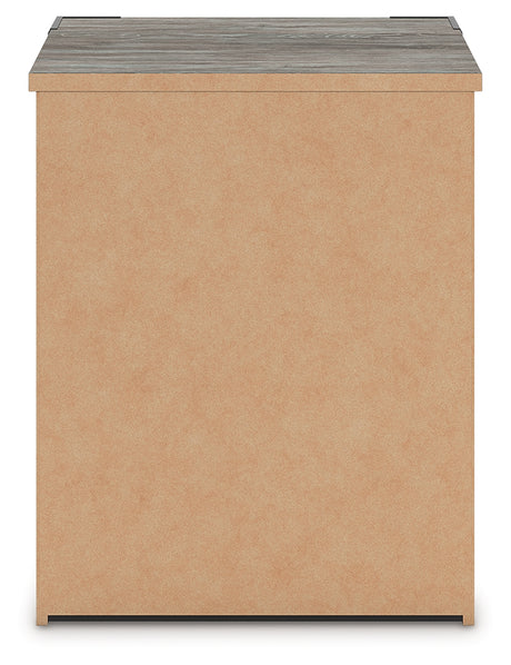 Frandern Gray Nightstand from Ashley - Luna Furniture