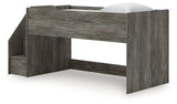 Frandern Gray Twin Loft Bed from Ashley - Luna Furniture