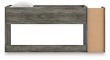 Frandern Gray Twin Loft Bed from Ashley - Luna Furniture