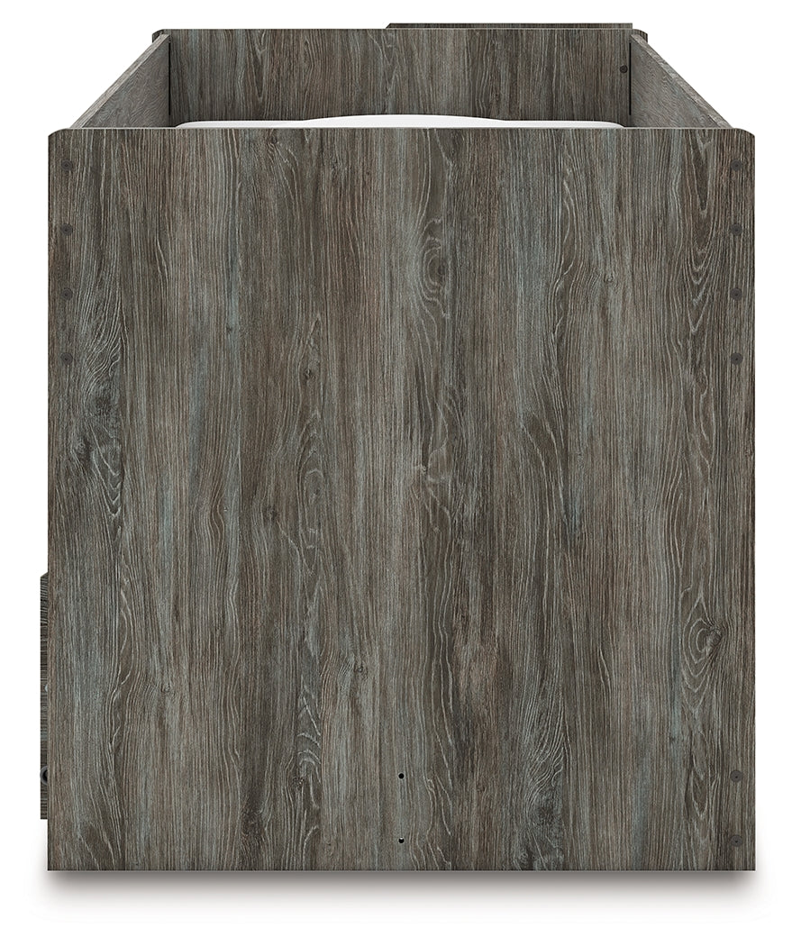 Frandern Gray Twin over Twin Loft Bed from Ashley - Luna Furniture