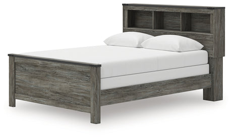 Frandern Queen Bookcase Bed, Dresser and Mirror from Ashley - Luna Furniture