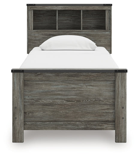 Frandern Twin Bookcase Bed, Dresser and Mirror from Ashley - Luna Furniture