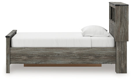 Frandern Twin Bookcase Bed with Storage, Dresser and Mirror from Ashley - Luna Furniture