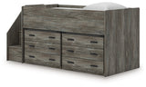 Frandern Twin Loft Bed with Drawer Storage from Ashley - Luna Furniture