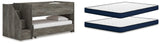 Frandern Twin Over Twin Loft Bed and Mattresses from Ashley - Luna Furniture