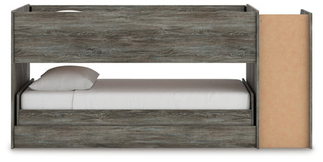 Frandern Twin Over Twin Loft Bed and Mattresses from Ashley - Luna Furniture