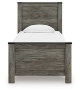 Frandern Twin Panel Bed, Dresser and Mirror from Ashley - Luna Furniture