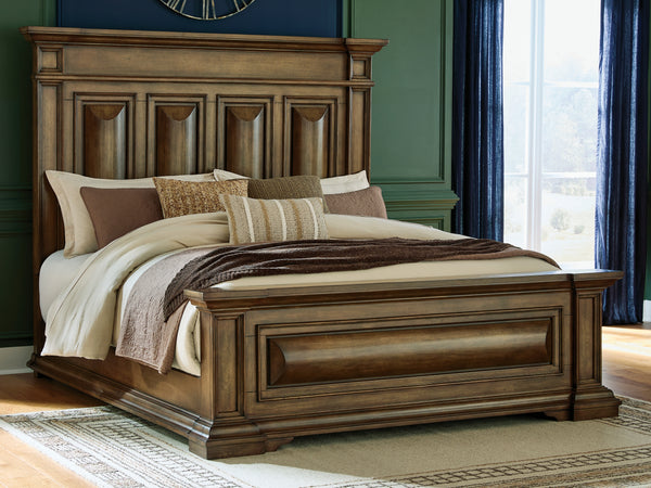 Frantanna Brown California King Panel Bed