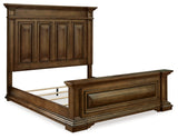 Frantanna Brown California King Panel Bed from Ashley Furniture - Luna Furniture