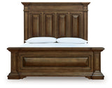 Frantanna Brown California King Panel Bed from Ashley Furniture - Luna Furniture