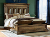 Frantanna Brown California King Panel Storage Bed from Ashley - Luna Furniture
