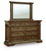 Frantanna Brown Dresser and Mirror from Ashley Furniture - Luna Furniture