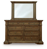 Frantanna Brown Dresser and Mirror from Ashley Furniture - Luna Furniture