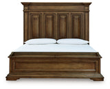Frantanna Brown King Panel Stroage Bed from Ashley Furniture - Luna Furniture