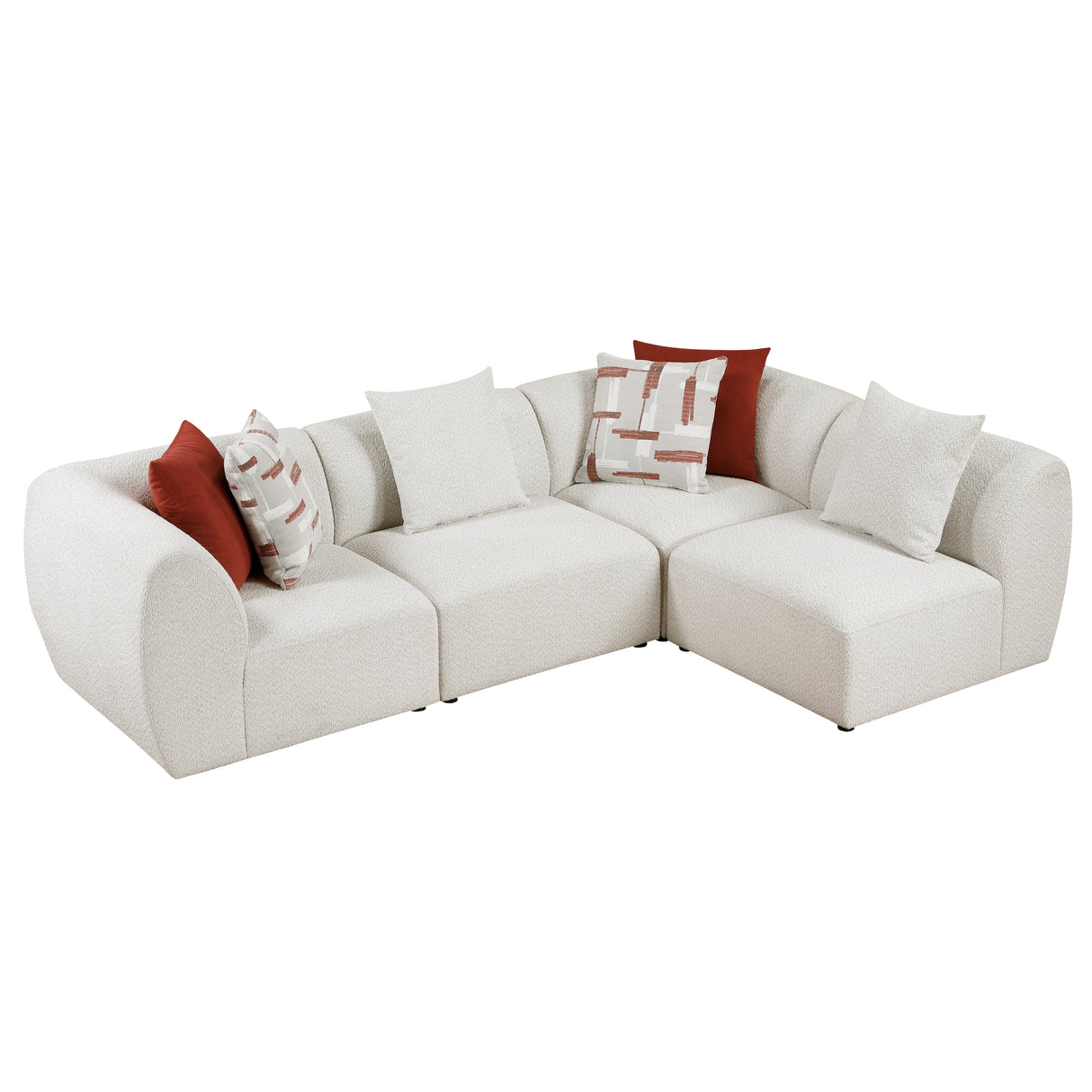 9669CN*42CR2AC (4)4-Piece Modular Sectional from Homelegance - Luna Furniture