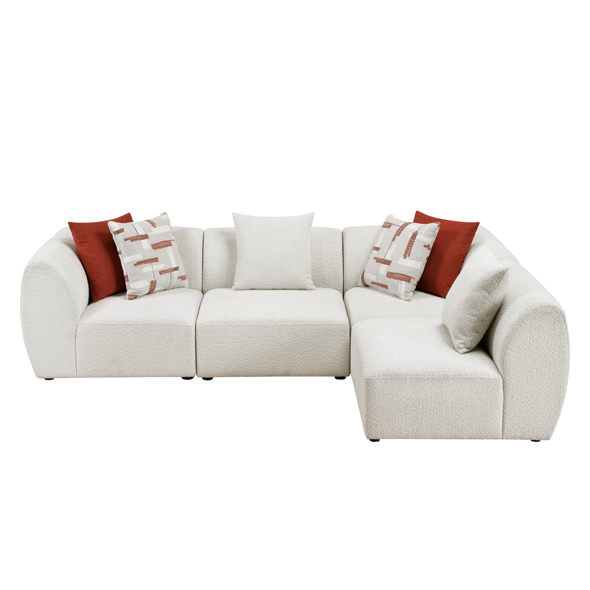 9669CN*42CR2AC (4)4-Piece Modular Sectional from Homelegance - Luna Furniture