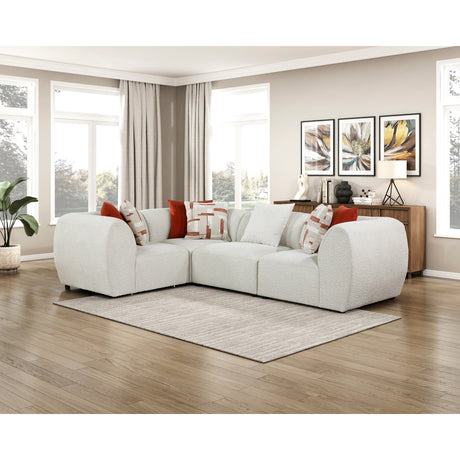 Franz Beige Chenille 4-Piece Modular Sectional from Homelegance - Luna Furniture