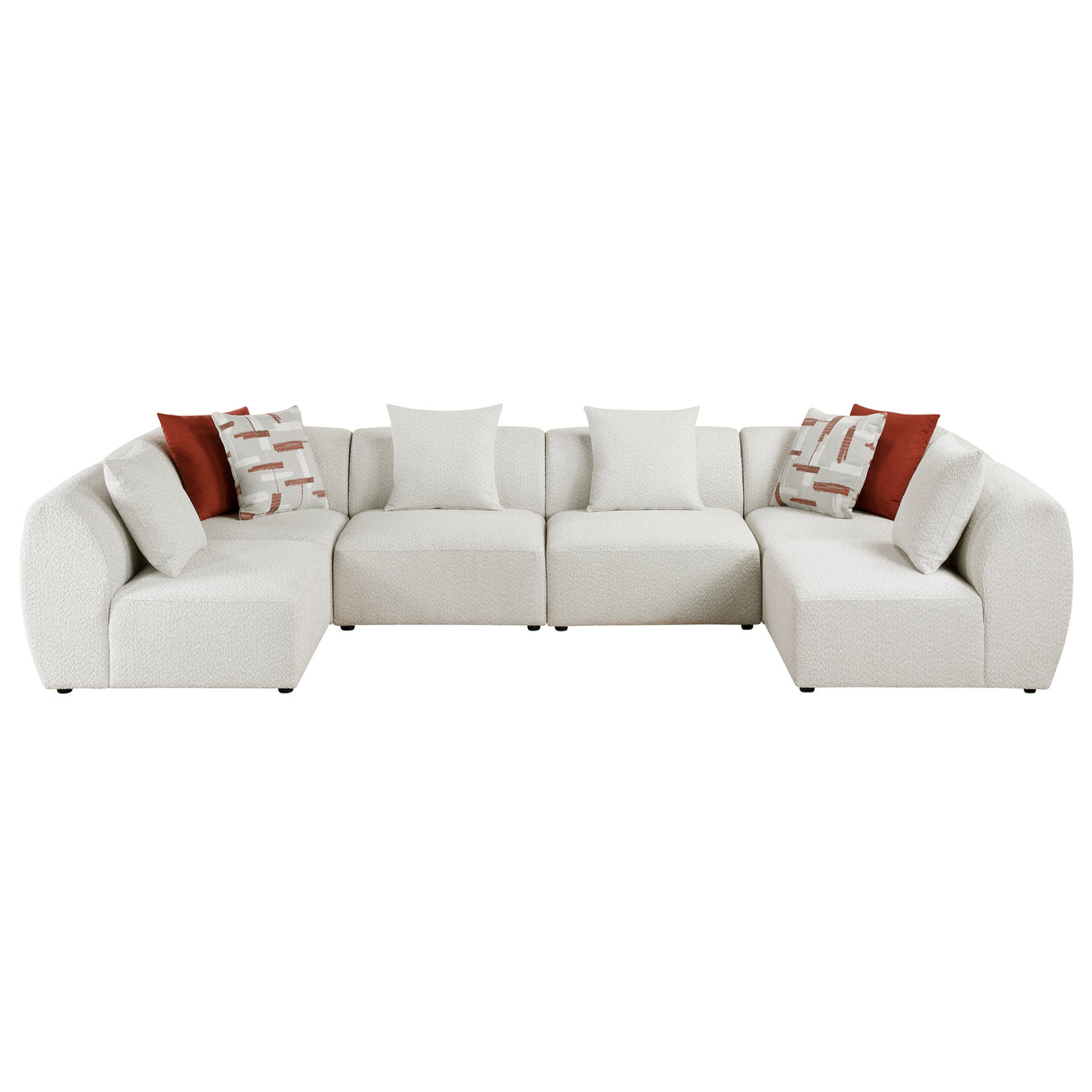 9669CN*62CR4AC (6)6-Piece Modular Sectional from Homelegance - Luna Furniture