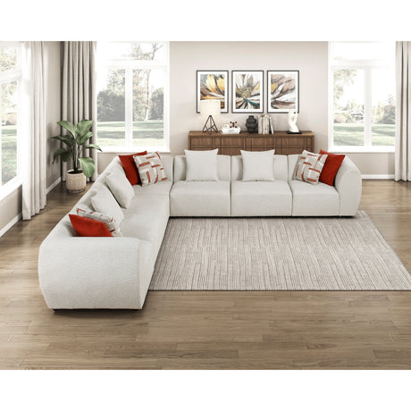 Franz Beige Chenille 7-Piece Modular Sectional from Homelegance - Luna Furniture