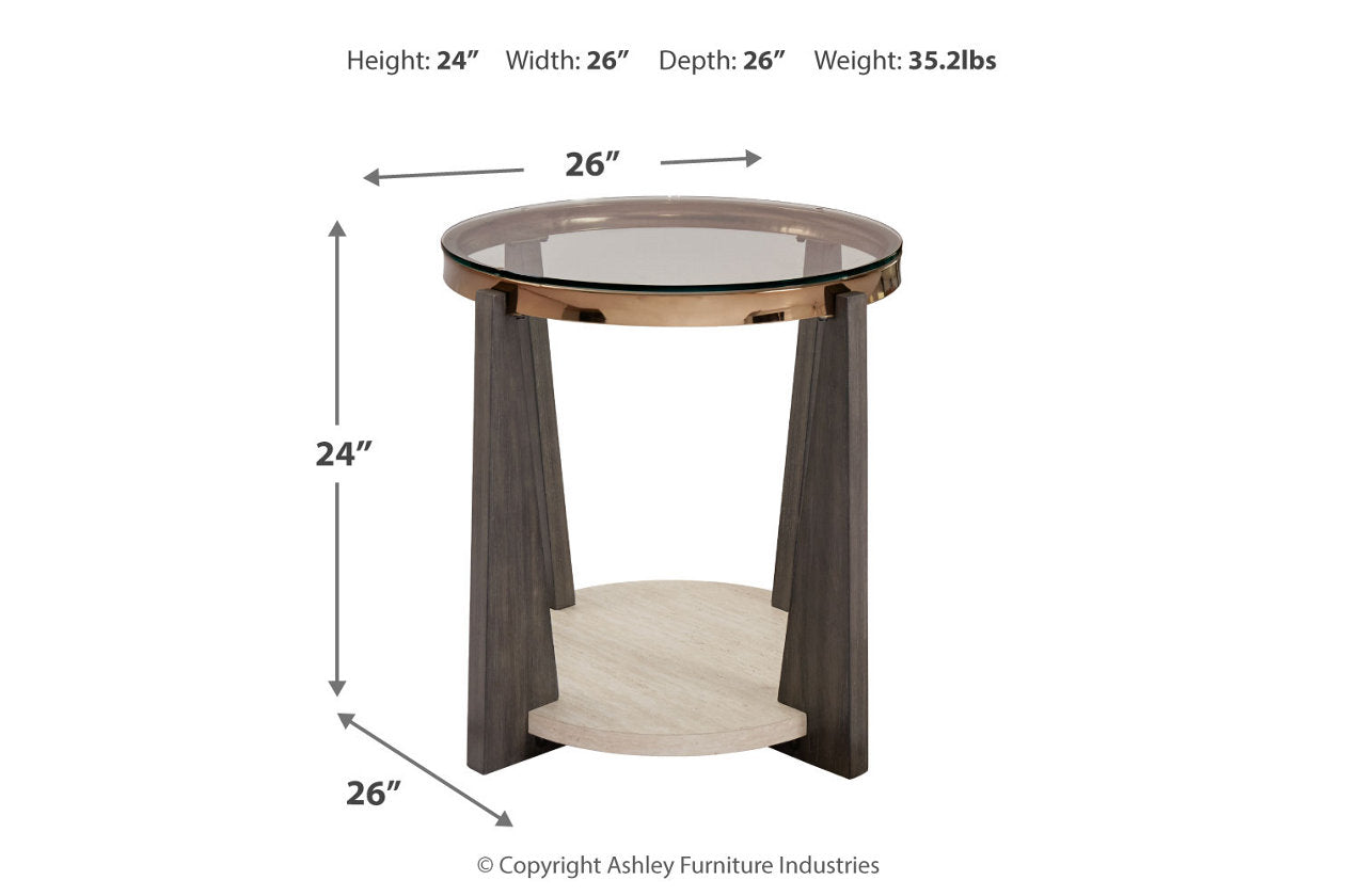 Ashley Frazwa Multi Coffee Table and 2 End Tables – Luna Furniture