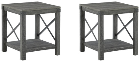 Freedan 2 End Tables in Grayish Brown from Ashley - Luna Furniture