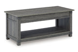 Freedan Grayish Brown Coffee Table and 2 End Tables from Ashley - Luna Furniture