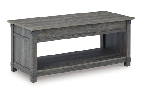 Freedan Grayish Brown Coffee Table and 2 End Tables from Ashley - Luna Furniture