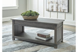 Freedan Grayish Brown Coffee Table and 2 End Tables from Ashley - Luna Furniture